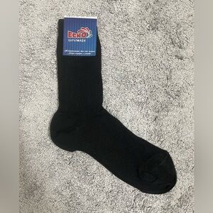 5-Pack Men’s Breathable Black Cotton Socks — Made in Karaganda, Kazakhstan